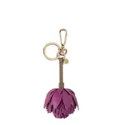 [Mulberry] Flower Keyring - Pom Pom Orchid Bloom Mixed Material