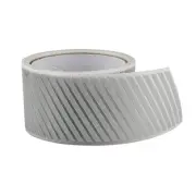 2" Safety Silver Reflective Iron on Fabric Clothing Tape Stripe Heat Transfer