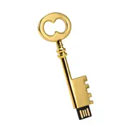 creative gold key USB 2.0 usb Flash Drive pendrive 64GB memory stick gifts