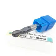Solid Carbide ALTiN Coated Ball Nose End Milling Cutter R0.75-R2.75 2-Flute CNC