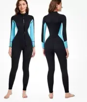Women’s Wetsuit 3.2 mm Size Small By LEMORECN Blk/Teal Women’s Diving Snorkel