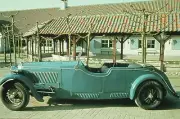 1934 Bugatti Classic Car Greeting Card 5x7 Xenos OldTimer Gray Envelope NEW