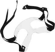 SUPVOX Adjustable Nose Guard Sports Mask Clear Protective Mask for Men Women Breathable Comfort for Basketball Soccer Other Sports Enhanced Safety High Level Protection
