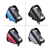 Waterproof MTB Tube Handlebar Bag Touch Screen Bicycle Handlebar Phone Bag