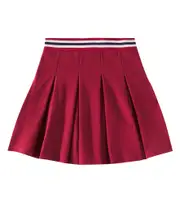 [La Coqueta] La Coqueta Isabela pleated skirt Y 8 burgundy