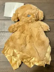 Cloud Island Soft Fluffy Satin Puppy Golden Doodle Lovey Security Blanket - NWT