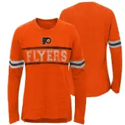 Outerstuff NHL Youth Girls Philadelphia Flyers Pacesetter Long Sleeve T-Shirt
