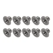 30Pcs M10x25x1.6mm Flange Insert T-Nut Screw-in Female Thread Carbon Steel