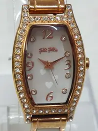 在飛比找Yahoo!奇摩拍賣優惠-Folli Follie  晶鑽陶瓷石英腕錶 女錶 保證真品