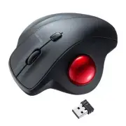 2.4G Wireless Ergonomic Trackball Mouse Optical Vertical Rollerball Mice Sile...