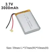 3.7V 3000mAh 103759 Polymer Rechargeable Liopo Battery for PDA GPS Tablet PC DVD