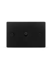 Buster + Punch V2 1 Gang Switch in Black