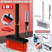 5 in1 Keyboard Cleaning Kit Remover PC Keycap Puller Tool Earphone Cleaner Brush