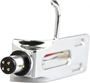 MagiDeal Turntable Headshell Aluminum Alloy Universal Phono Headshell Stylus for Record Player Phonograph Player, Silver