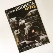 ZENZA BRONICA ETR Si Medium Format Japanese Catalog Published in January 1996