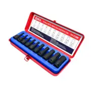 Genius Tools 10pc 3/8"Drive InHex bit socket set Metric TH-310M
