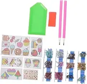 Vaguelly 5d Diamond Art Stickers for Boys and Girls Jewel Sticker Kit Craft Diamond Art Accessories DIY Boys and Girls