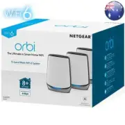 NETGEAR Orbi AX6000 Tri-Band Mesh Wi-Fi 6 System (3 Pack) ==BRAND NEW & AU STOCK