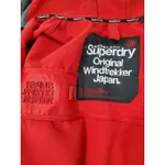 [免運費三期0利率]日本SUPER DRY 極度乾燥 灰紅外套 高對比礫石灰 專櫃正品