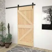vidaXL Door 80x210 cm Solid Pine Wood