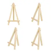 4 Pack Easel Display Stand Mini Wood Display Easels for Painting Mini Wooden ...