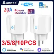 EWelink Smart Socket EU 20A Wifi Smart Plug With Power Monitoring Smart Home Voi