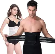 Breathable Lower Back Brace For Optimal Support And Pain Relief Men Women Waist Back Support Adjustable Lumbar Decompression Belt For Herniated Disc Sciatica Scoliosis(Black,Large)