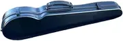 STARTIST 4/4 Violin Hard Case Violin Travel Case Built in Hygrometer Professional Carrying Case Violin Box for Travel Stage Players, Black matte