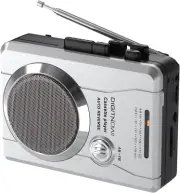 Portable Cassette Tape Player Recorder Retro AM FM Radio Compact Audio 3.5MM AUX