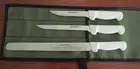 DEXTER RUSSELL 4 PCE FISHERMANS KNIFE BOAT SET PKGE. WITH AUSSIE CANVAS WRAP
