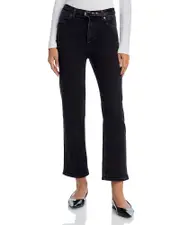 Frame Le Sleek Straight Jeans in Meteor