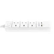D802 Smart WIFI APP Control Power Strip with 3 UK Outlets Plug 2 USB Fast Charging Socket App Control Work Power Outlet
