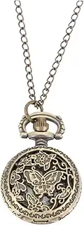 [LIFKOME] 1pc Vintage Pocket Watch Retro Pendant Pocket Watch Chain Custom Toy Digital Watches for Women Mens Pocket Watch with Chain Unique Watches for Men Mini Pocket Watch for Him Alloy