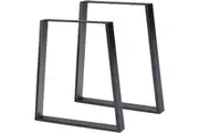 Trapezium Shaped Table Bench Desk Legs Retro Industrial Design Fully Welded