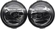 Headlight Assembly For Nissan For X-Trail T31 Closed Off-Road Vehicle 2007 2008 2009 2010 2011 2012 2013 2x Car Front LED Fog Light Halogen Light Headlights(Halogen light)