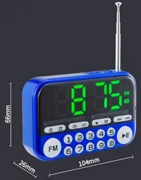 在飛比找Yahoo!奇摩拍賣優惠-【用心的店】金正C-866大螢幕收音機音箱帶"手電筒"鬧鐘"