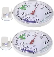 UTHCLO 2 Pcs Refrigerator Thermometers for Accurate Temperature Monitoring Household Refrigerators and Freezers Reliable Dial Type Gauges for Food and Pharmaceutical Storage