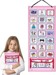 Fravsiu Children's Daily Program Chart, Visual Program Cards for Kids | Bedtime Routine, Children's Rewards Program | The Visual Program of the Children