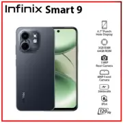(New&Unlocked) Infinix Smart 9 3GB+64GB BLACK Dual SIM Android Cell Phone