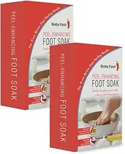 Baby Foot Soak - 100% Natural Foot Spa With Papaya Plant Enzymes And Natural Salts for enhanced blood circulation and Foot Bath relaxation from Japan’s Hot Springs - Hinoki & Yuzu Scents (6-treatment pack of 2)