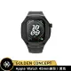 【Golden Concept】Apple Watch 45mm SPIII45-BK-BK 黑橡膠錶帶 黑不銹鋼錶框