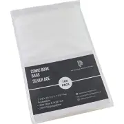 1000 Resealable Comic Book Bags for Silver Age, Current and Modern Full Case