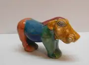 Warthog Raku Pottery Handmade in South Africa Original Tags