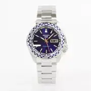 SEIKO SEIKO5 SBSA243 Analog Mechanical (Automatic) Day/Date Blue Silver
