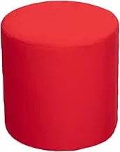Ottoman Slipcovers Round Small/Medium/XX-Large/Large, Stretch Velvet Ottoman Cover 40/30/36/25/18/42/20, Storage Footstool Cover Slipcovers, Stool Pouf Furniture Protector Slipcover(#4,W35 xH18)