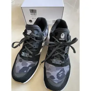 adidas x bape  三方聯名ZX8000黑迷彩休閒運動鞋