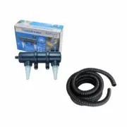 JEBAO 18W UV CLARIFIER STERILIZER FOR KOI FISH POND + Non Kink Corrugated Tubing