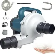 Feather Down Stuffing Machine Dust Sucking Machine, Electric Down Filling Machine, 2in1 Blowing and Sucking Dual-Purpose Down Machine with Foot Control Switch, 6 Speed Adjustment