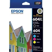 Epson 604XL Black and Standard Colour Value Pack