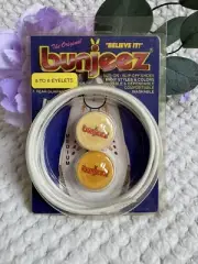 Vintage Bunjeez Elastic Shoelaces-No-Tie Shoe Laces-NIB Medium 5-6 Eyelets